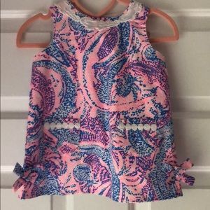 Lilly Pulitzer Dress w/ Diaper Cover (12-18mo)
